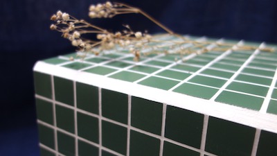 Cube mosaïque vert toulouse