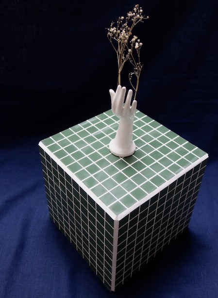 Cube vert mosaïque toulouse