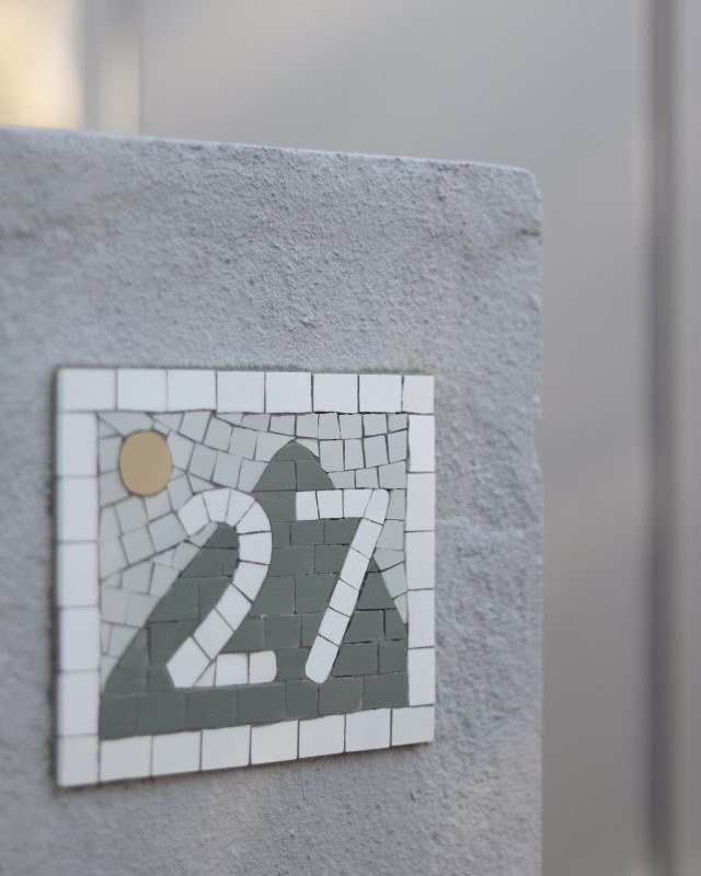 Mosaique numéro maison toulouse
